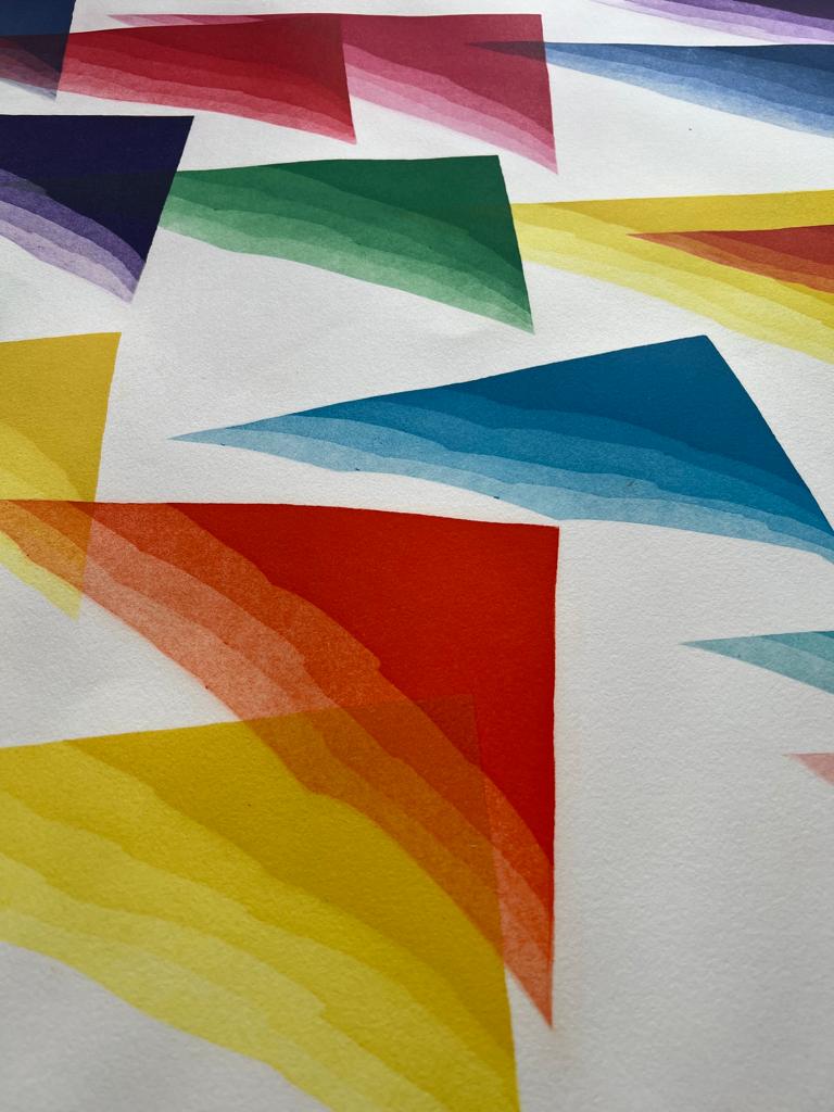 Color fax IV | Piero Dorazio