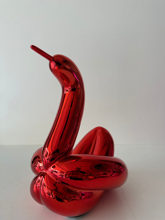 Balloon Swan Red L (After)