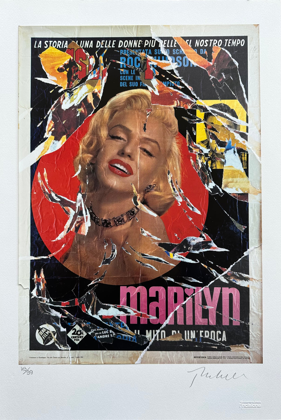 Marilyn,il Mito | Mimmo Rotella