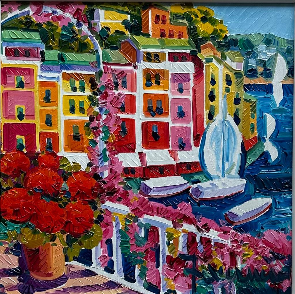 Il vaso di gerani a Portofino | Athos Faccincani