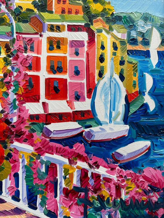 Il vaso di gerani a Portofino | Athos Faccincani