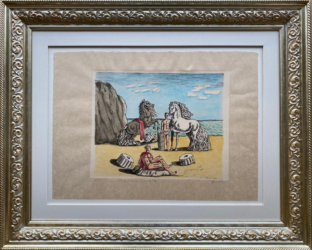 Riposo presso l'Egeo | Giorgio De Chirico