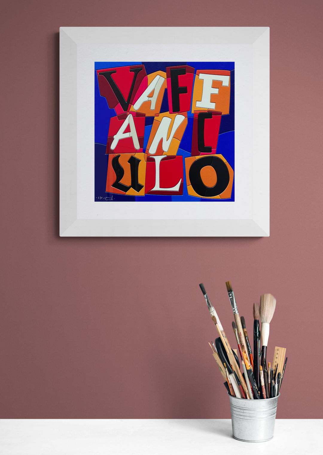 Ingiurioso | Ugo Nespolo - Arte Focus™