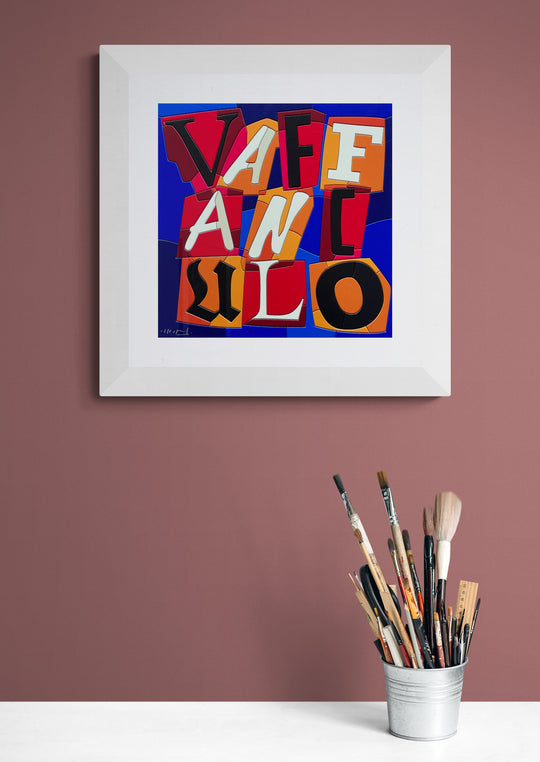 Ingiurioso | Ugo Nespolo - Arte Focus™