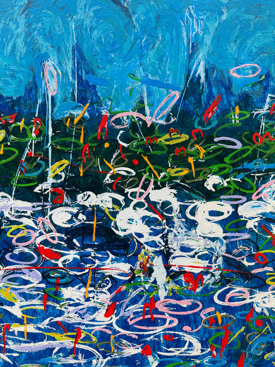 Gigli d'acqua  | Mario Schifano - Arte Focus™