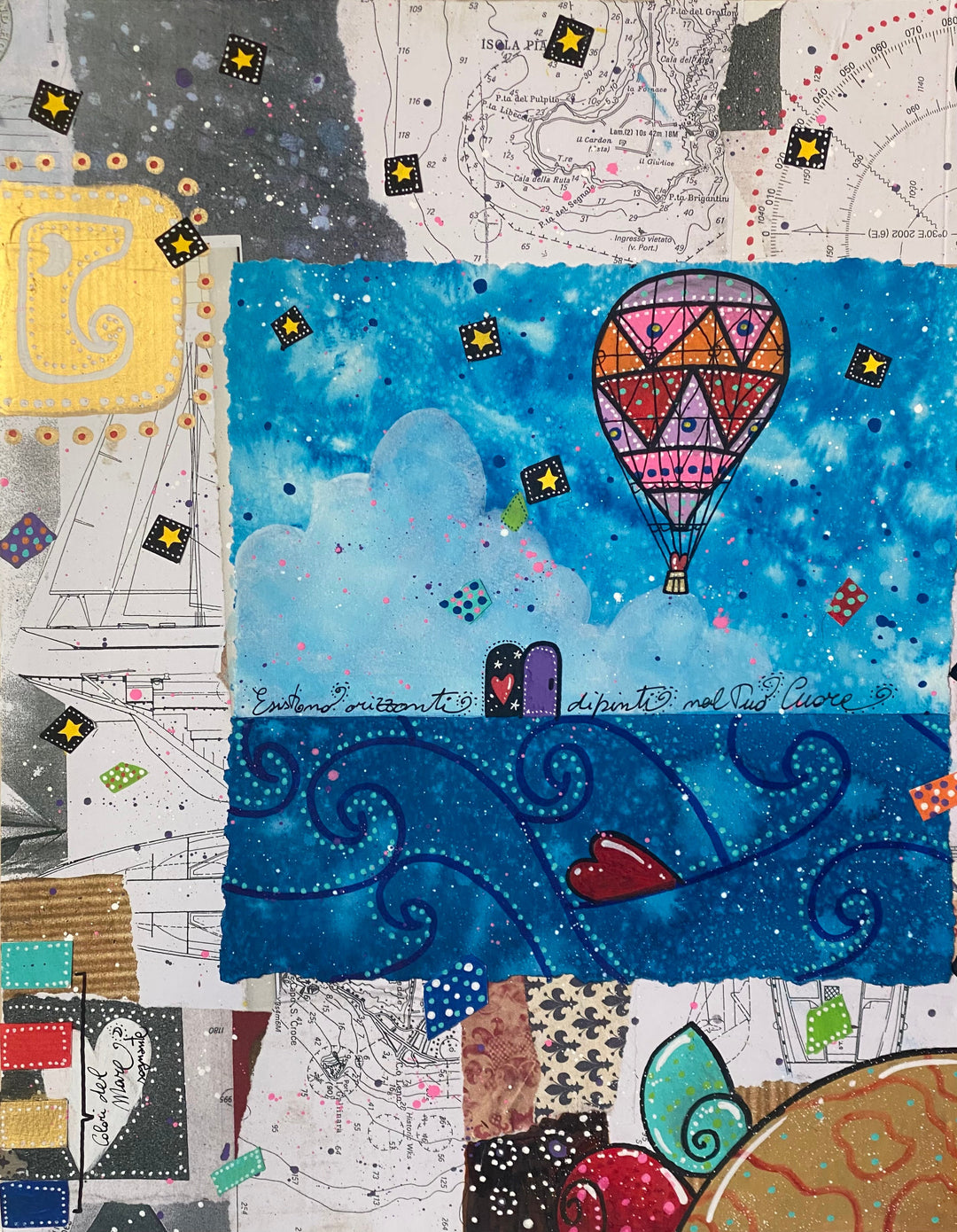 Esistono parole appese alle nuvole (OPERA UNICA) | Andrea Agostini - Arte Focus™