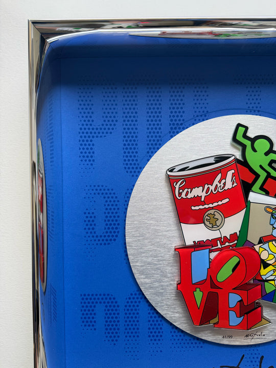 Opera incorniciata: Remix the Icons  | Ugo Nespolo - Arte Focus™