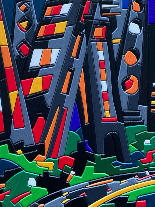 Urban Landscape | Ugo Nespolo - Arte Focus™