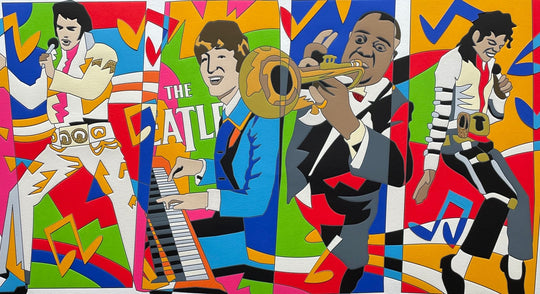 I 4 Miti | Ugo Nespolo - Arte Focus™