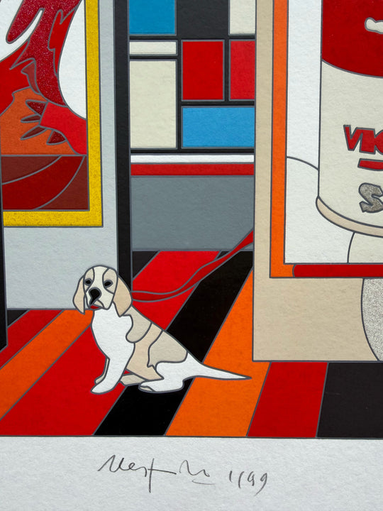 Opera incorniciata: Soup-er vision | Ugo Nespolo - Arte Focus™