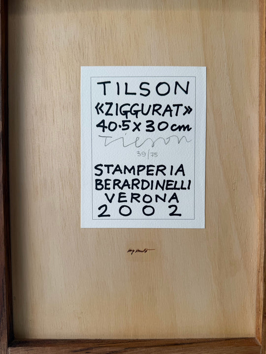 Ziggurat | Joe Tilson - Arte Focus™