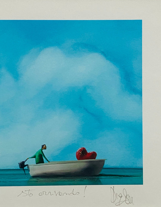 Opera in cornice: Sto arrivando | Diego Santini