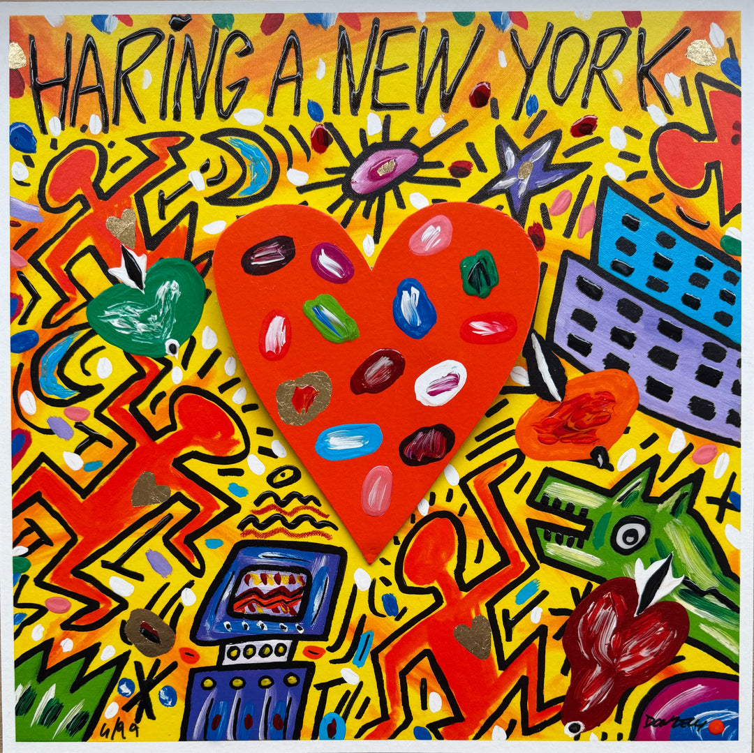 Opera Incorniciata: Haring a New York | Bruno Donzelli - Arte Focus™