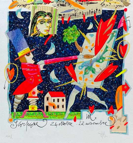 Segni Zodiacali "Scorpione" (fondo bianco) | Francesco Musante