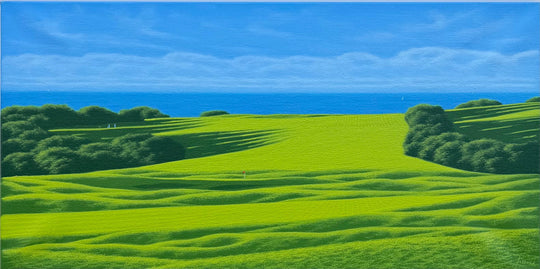 Green and sea | Daniele Fissore - Arte Focus™