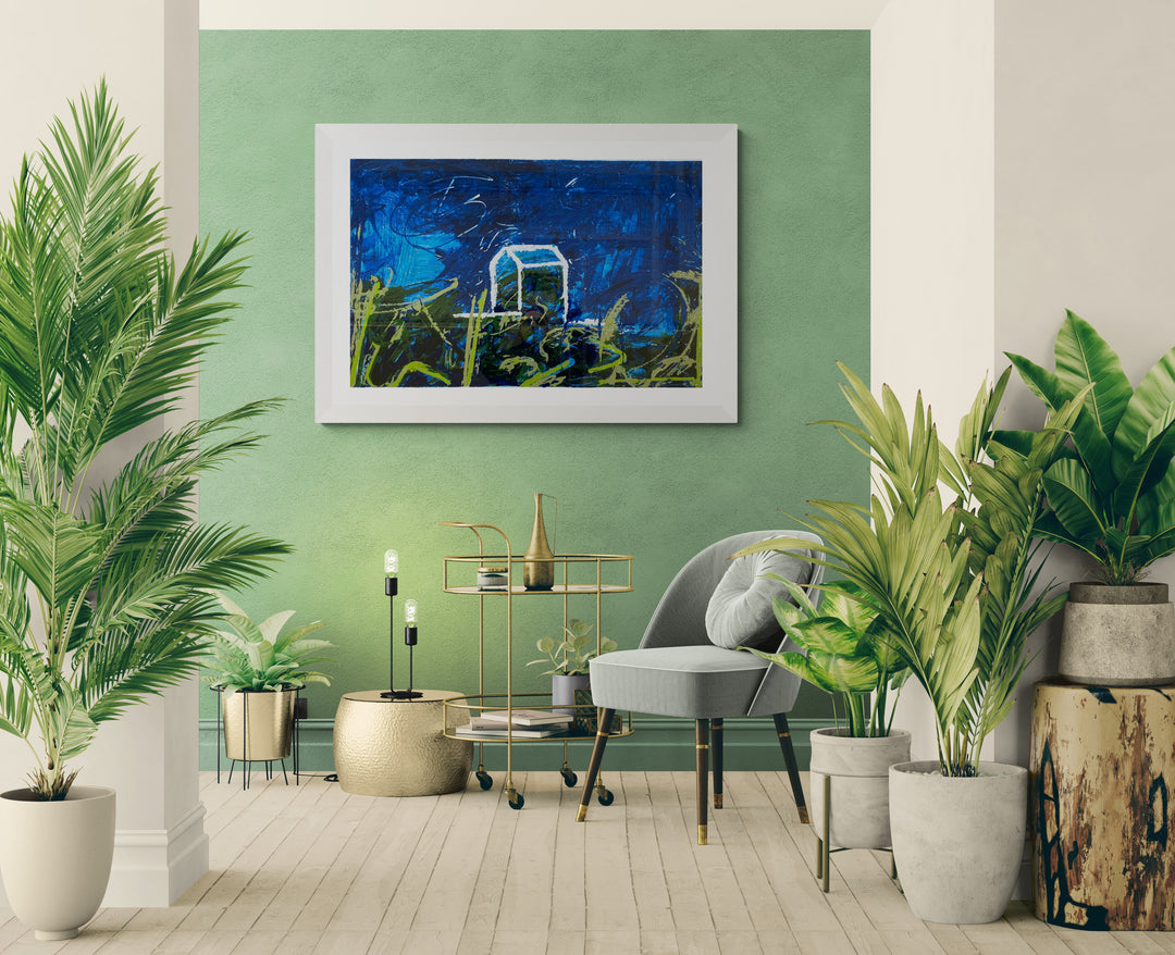 Opera in cornice: Veduta Notturna | Mario Schifano