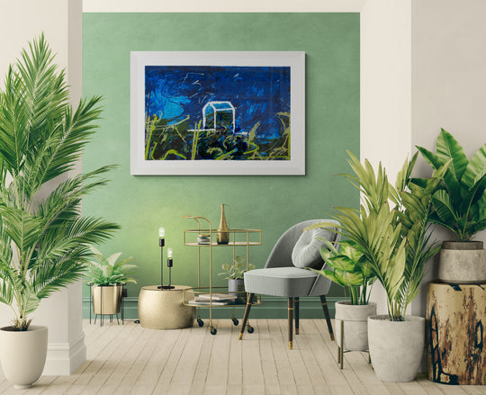 Opera in cornice: Veduta Notturna | Mario Schifano