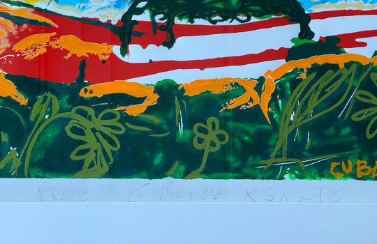 Cuba | Mario Schifano - Arte Focus™