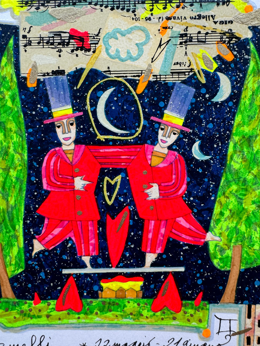 Segni Zodiacali "Gemelli" (Fondo bianco) | Francesco Musante