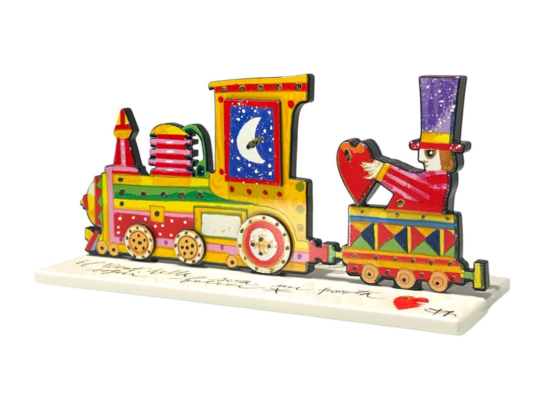 Il treno della sera mi porta sogni felici | Francesco Musante - Arte Focus™