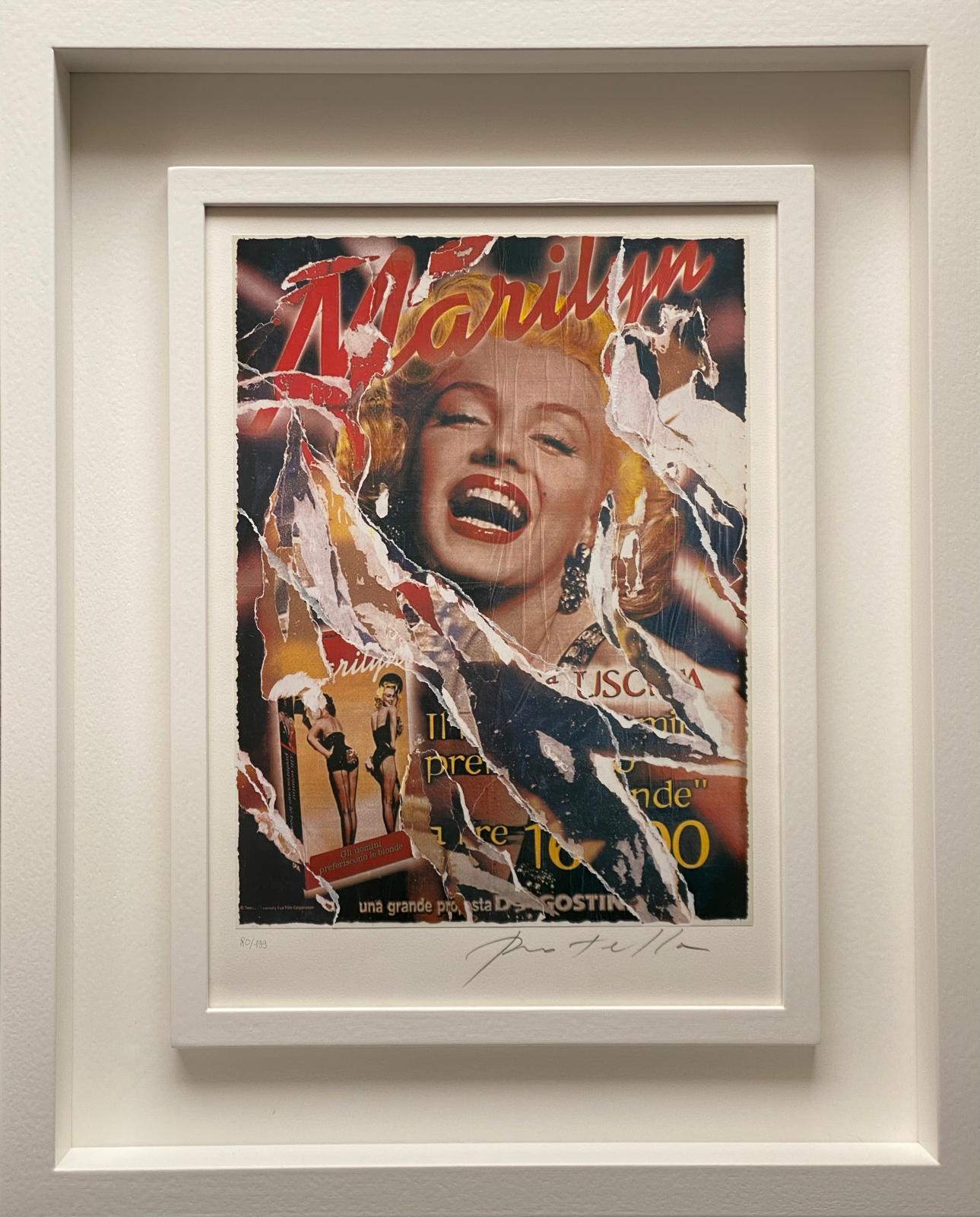Marilyn bellezza eterna V | Mimmo Rotella - Arte Focus™