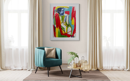 Uomo seduto | Sandro Chia - Arte Focus™