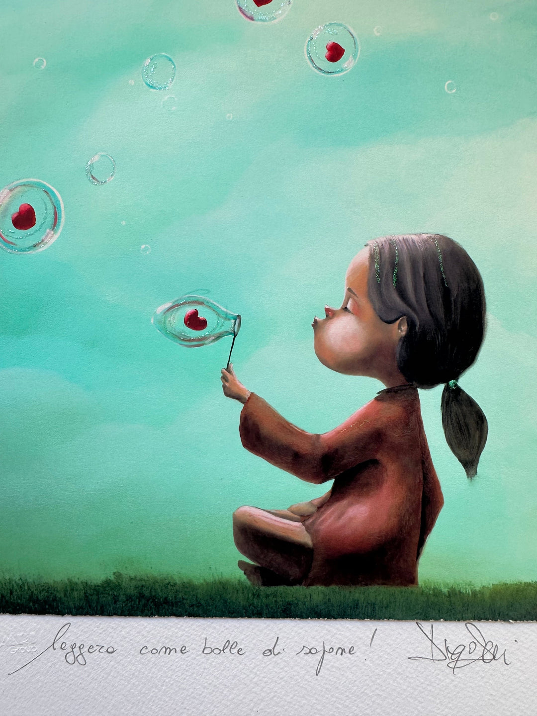 "Leggera come bolle di sapone!"  | Diego Santini - Arte Focus™