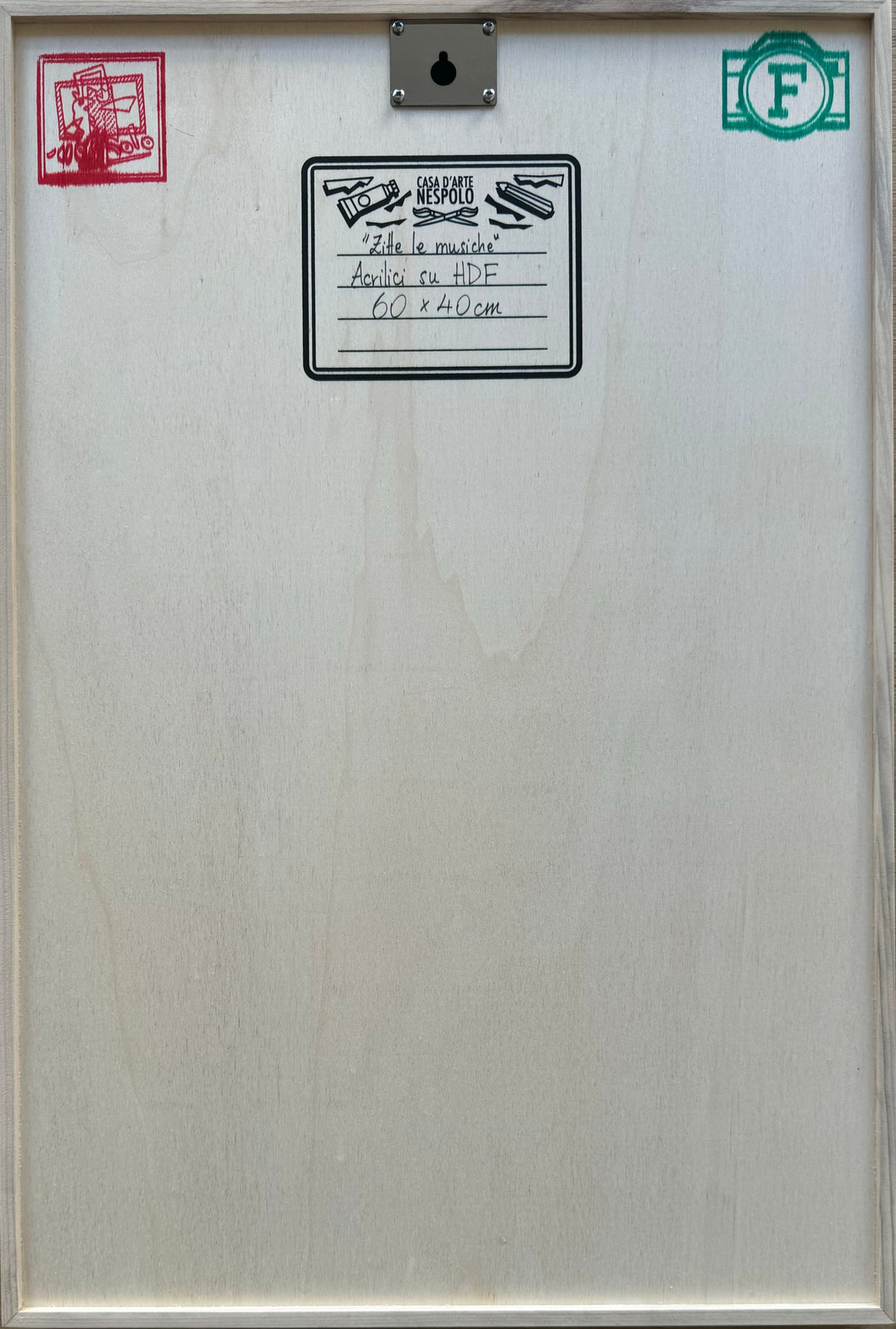 Zitte le musiche  | Ugo Nespolo