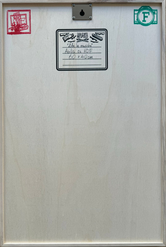 Zitte le musiche  | Ugo Nespolo