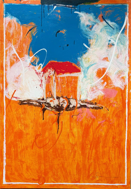 Casa di guardia  | Mario Schifano - Arte Focus™