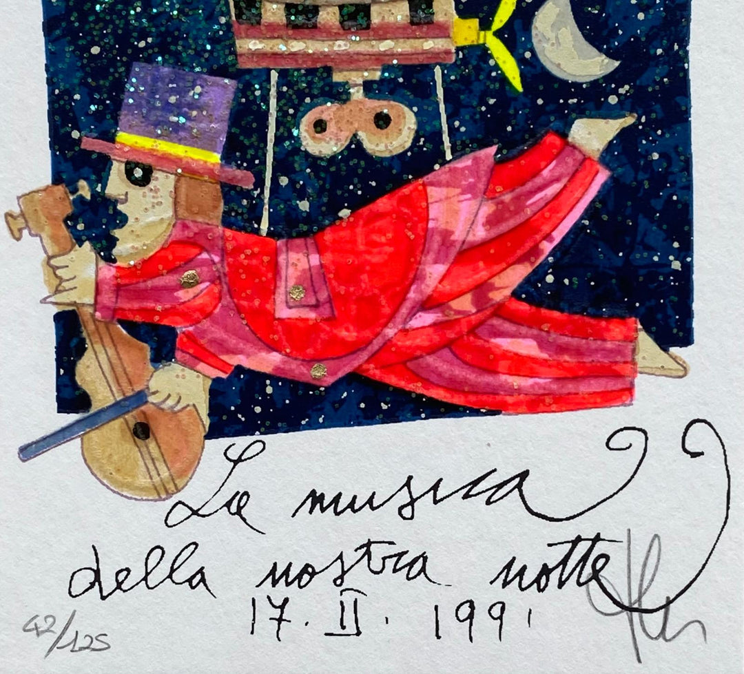 La musica della nostra notte (Fondo bianco) | Francesco Musante