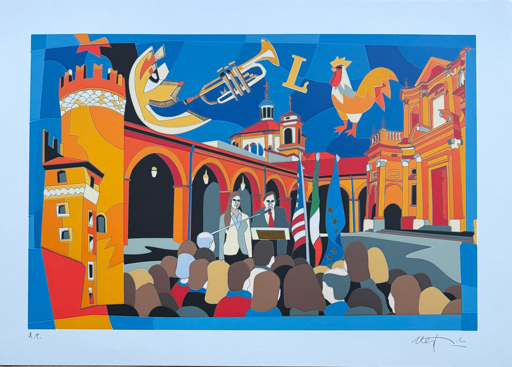 Armonie Civili | Ugo Nespolo - Arte Focus™