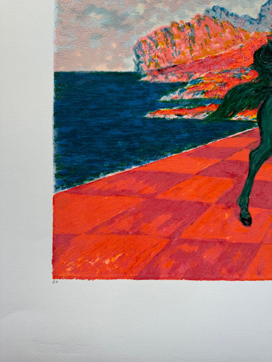 Cavalli in corsa  | Aligi Sassu