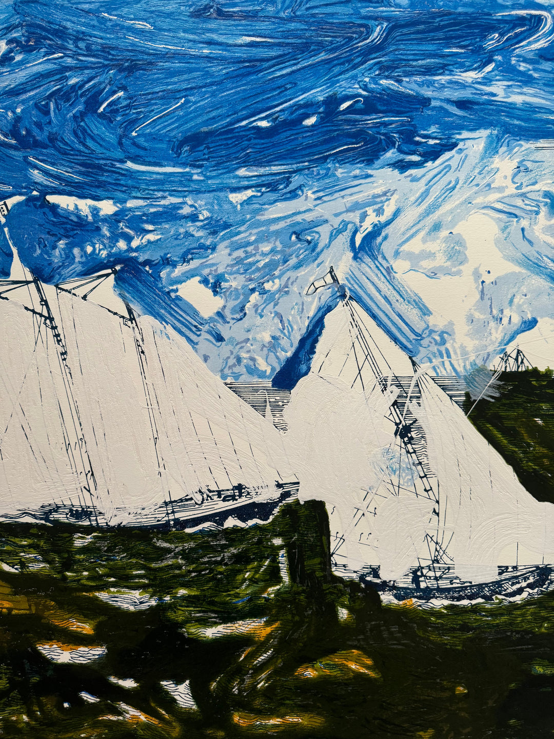 Regatta | Mario Schifano - Arte Focus™