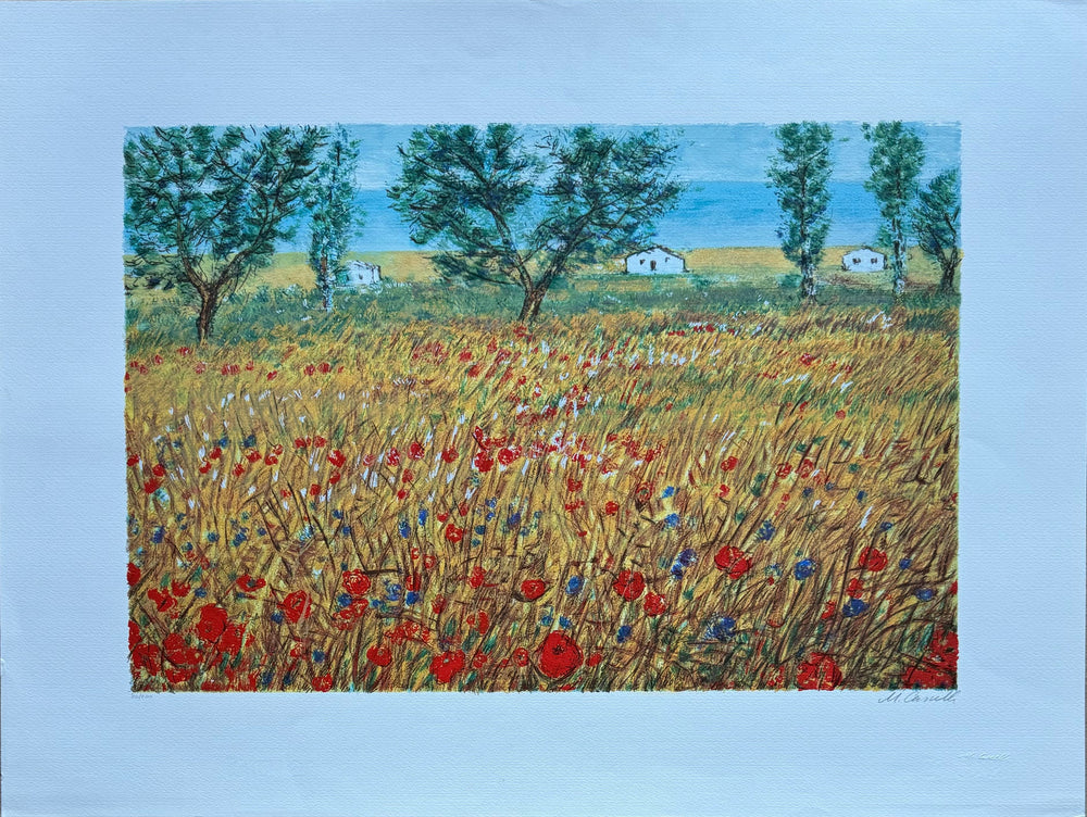 Campo di fiori II | Michele Cascella