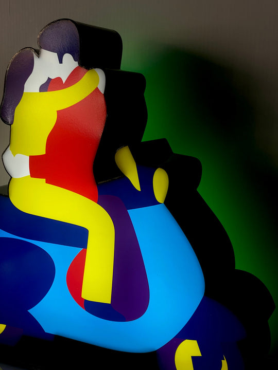 Lovers on a Scooter  | Marco Lodola