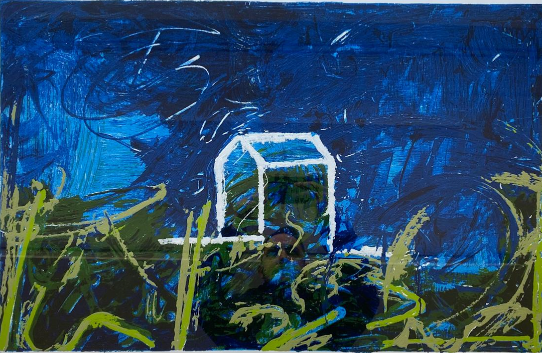 Opera in cornice: Veduta Notturna | Mario Schifano