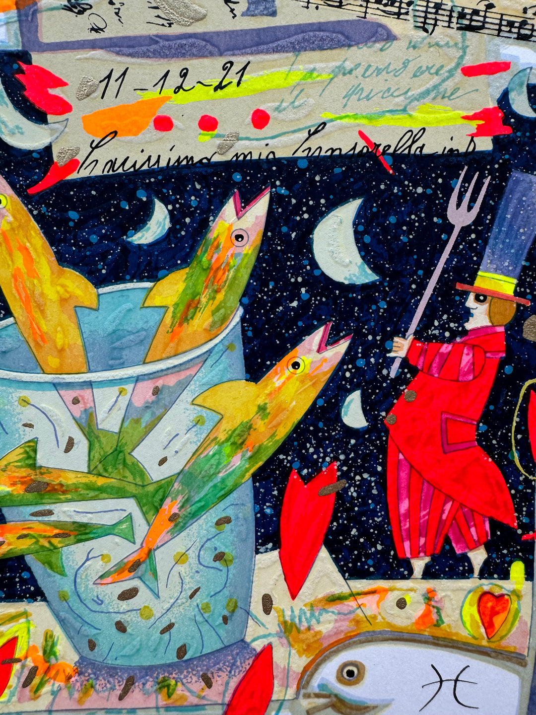 Segni Zodiacali "Pesci" (Fondo bianco) | Francesco Musante