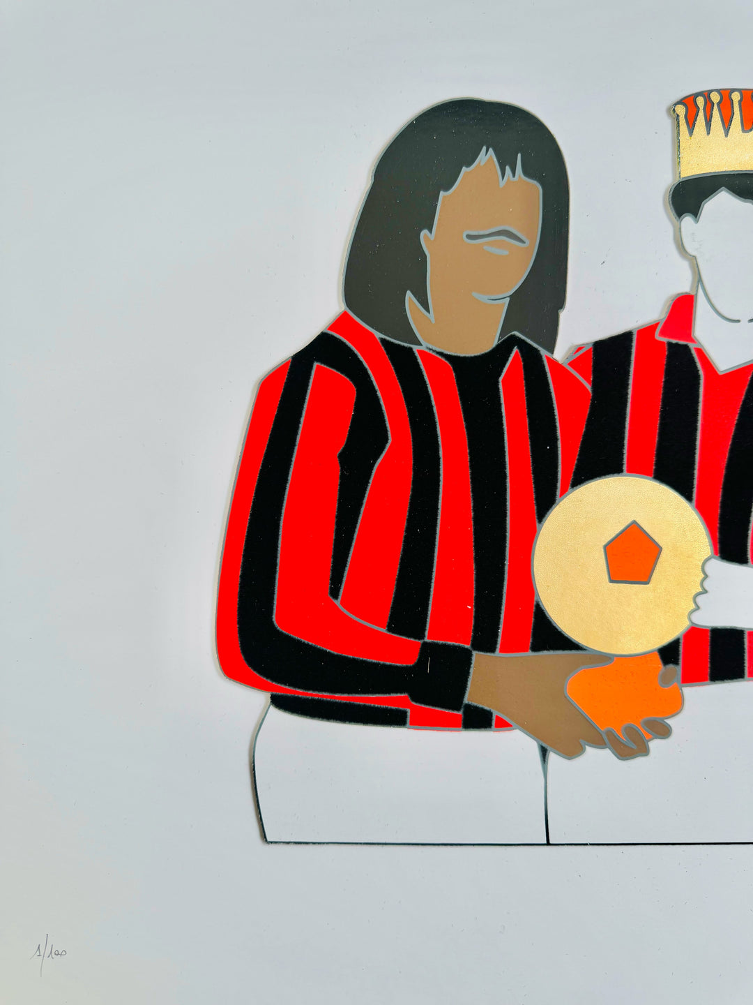 The Golden trio | Marco Lodola - Arte Focus™