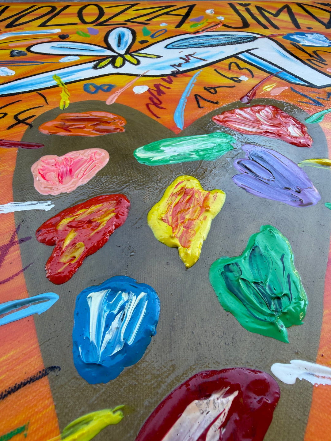 Tavolozza Jim Dine | Bruno Donzelli - Arte Focus™