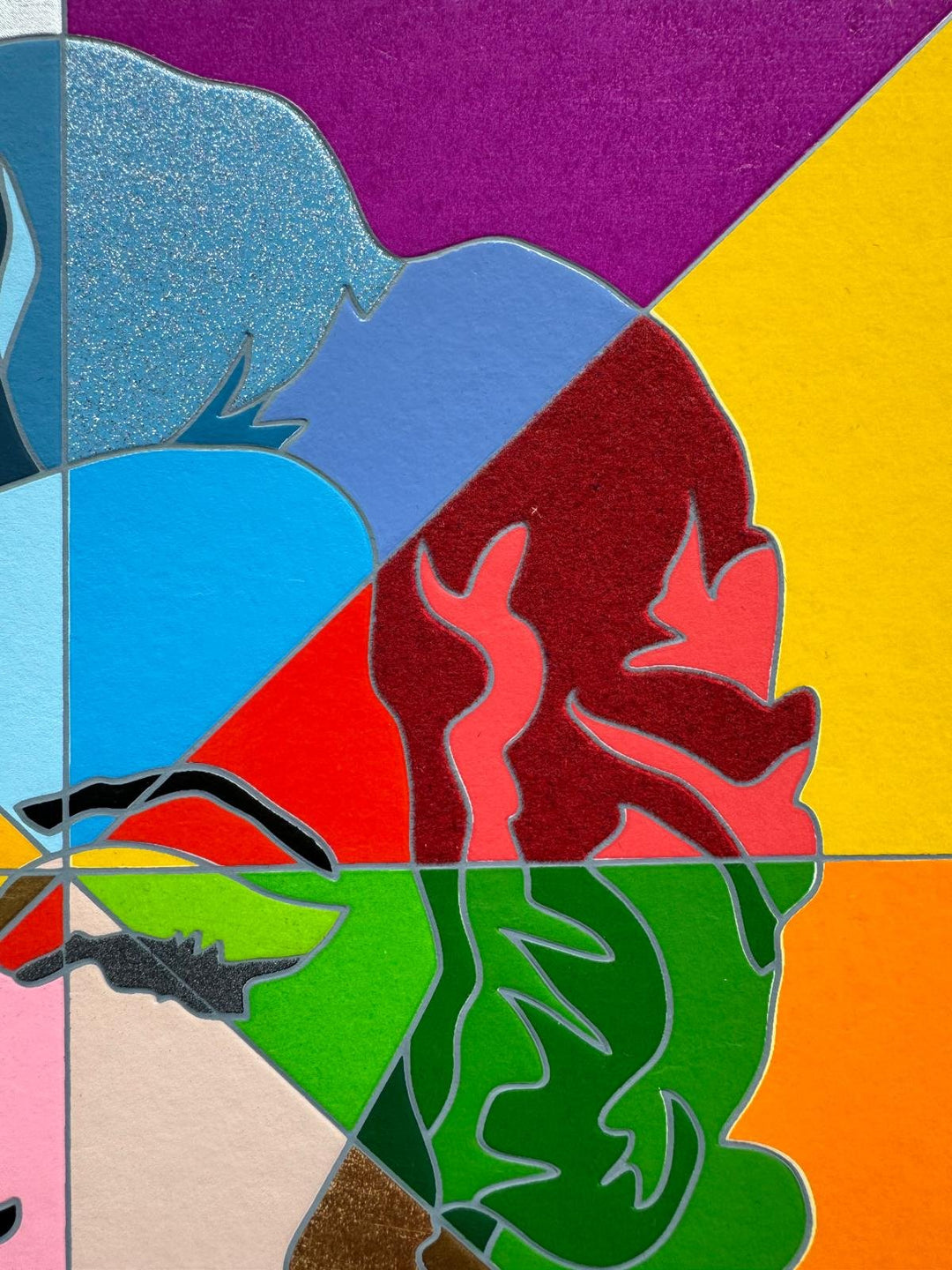 Marilyn's rainbow | Ugo Nespolo - Arte Focus™