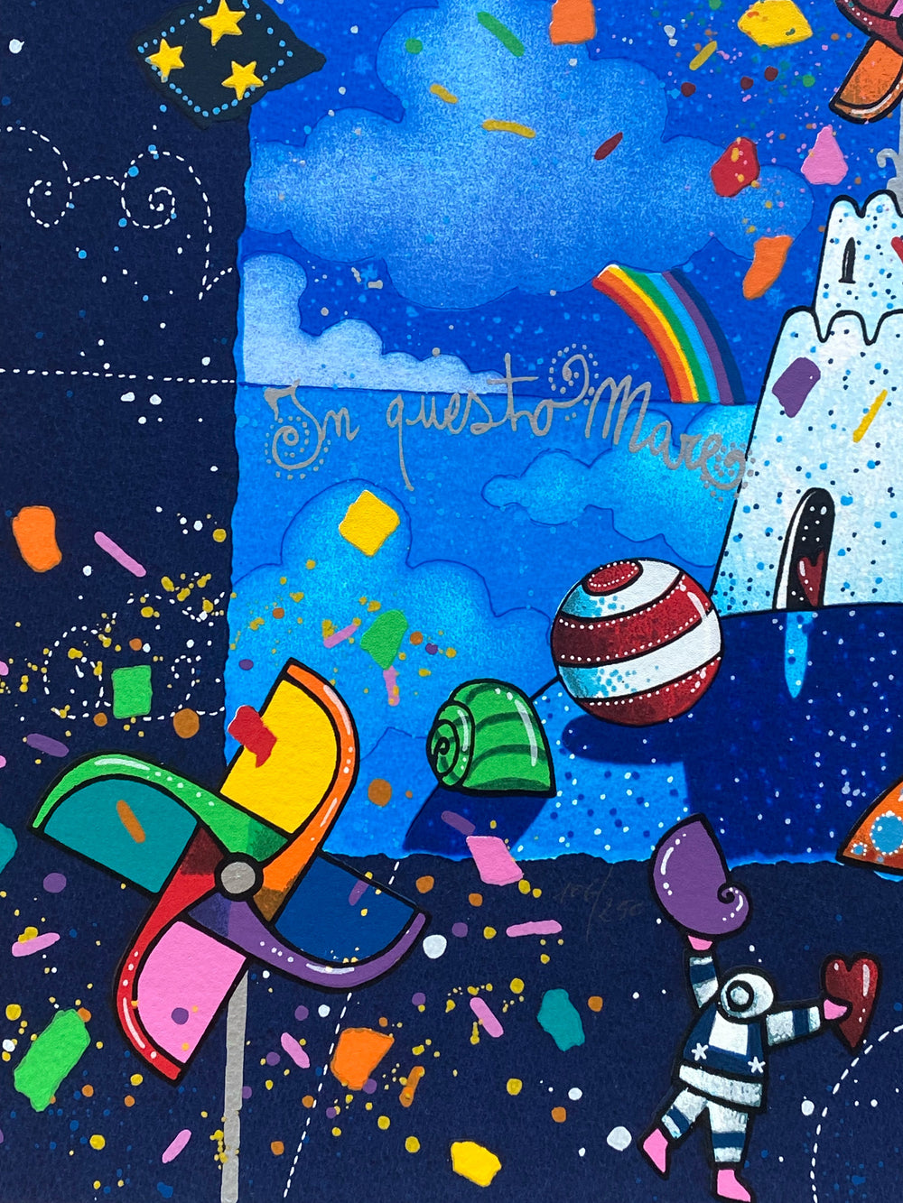 In questo mare di sogni ritrovo la gioia | Andrea Agostini - Arte Focus™