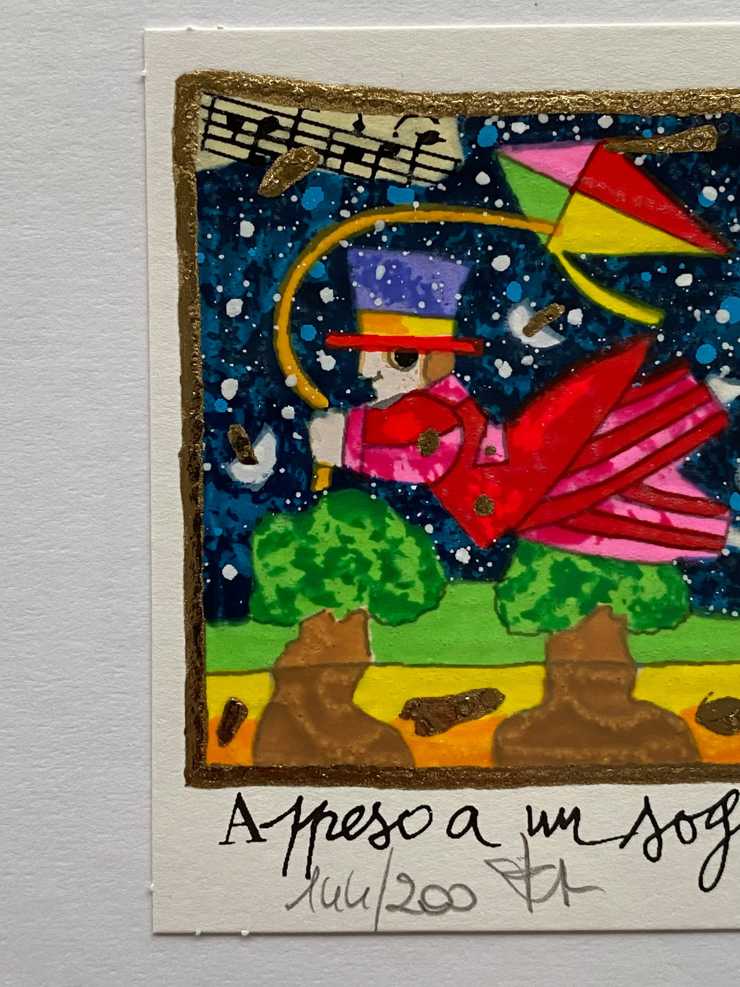 Opera in cornice: Appeso a un sogno | Francesco Musante