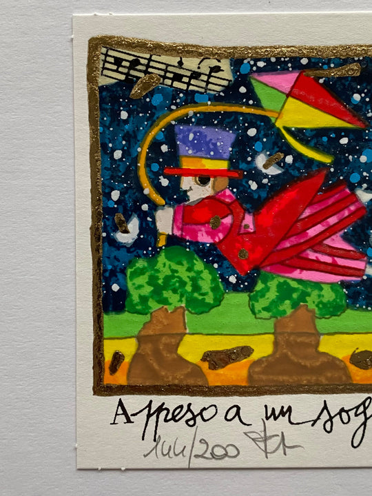 Opera in cornice: Appeso a un sogno | Francesco Musante