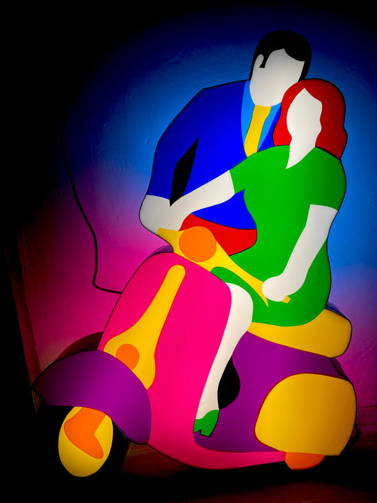 Midnight Ride | Marco Lodola - Arte Focus™