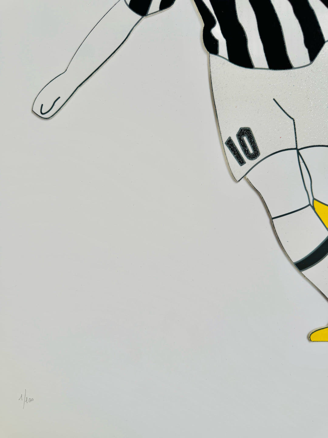 The Black & White King | Marco Lodola - Arte Focus™