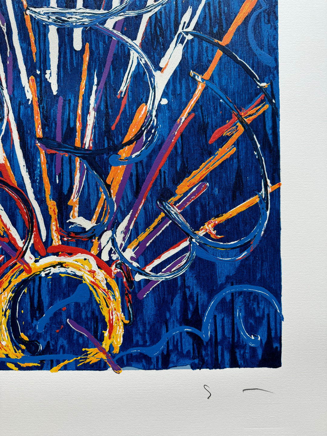 Vetrata blu | Mario Schifano - Arte Focus™