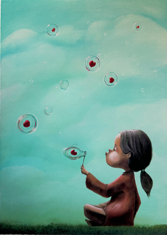 "Leggera come bolle di sapone!"  | Diego Santini - Arte Focus™