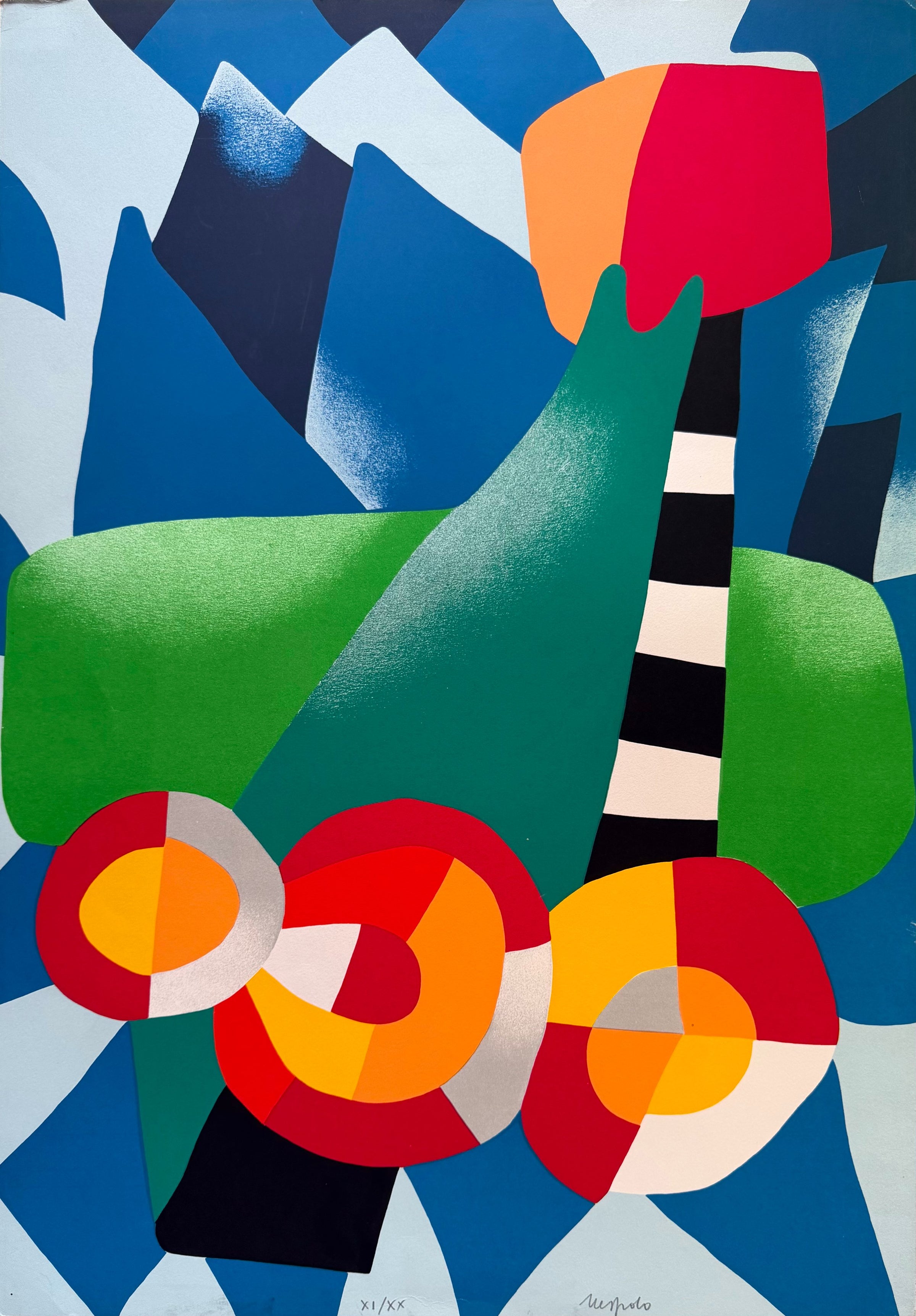 Geometrie in Viaggio | Ugo Nespolo - Arte Focus™