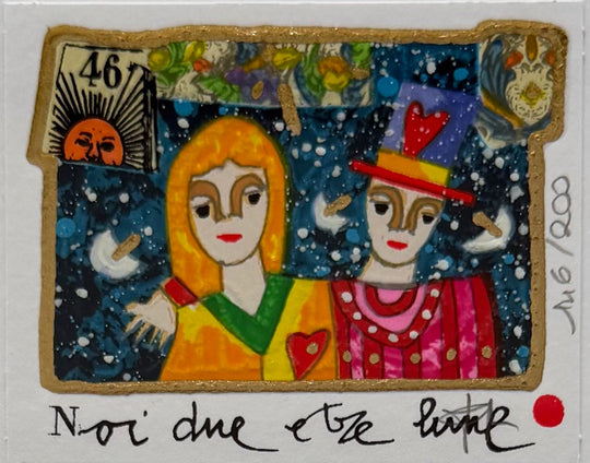 Opera in cornice: Noi due e tre lune  | Francesco Musante